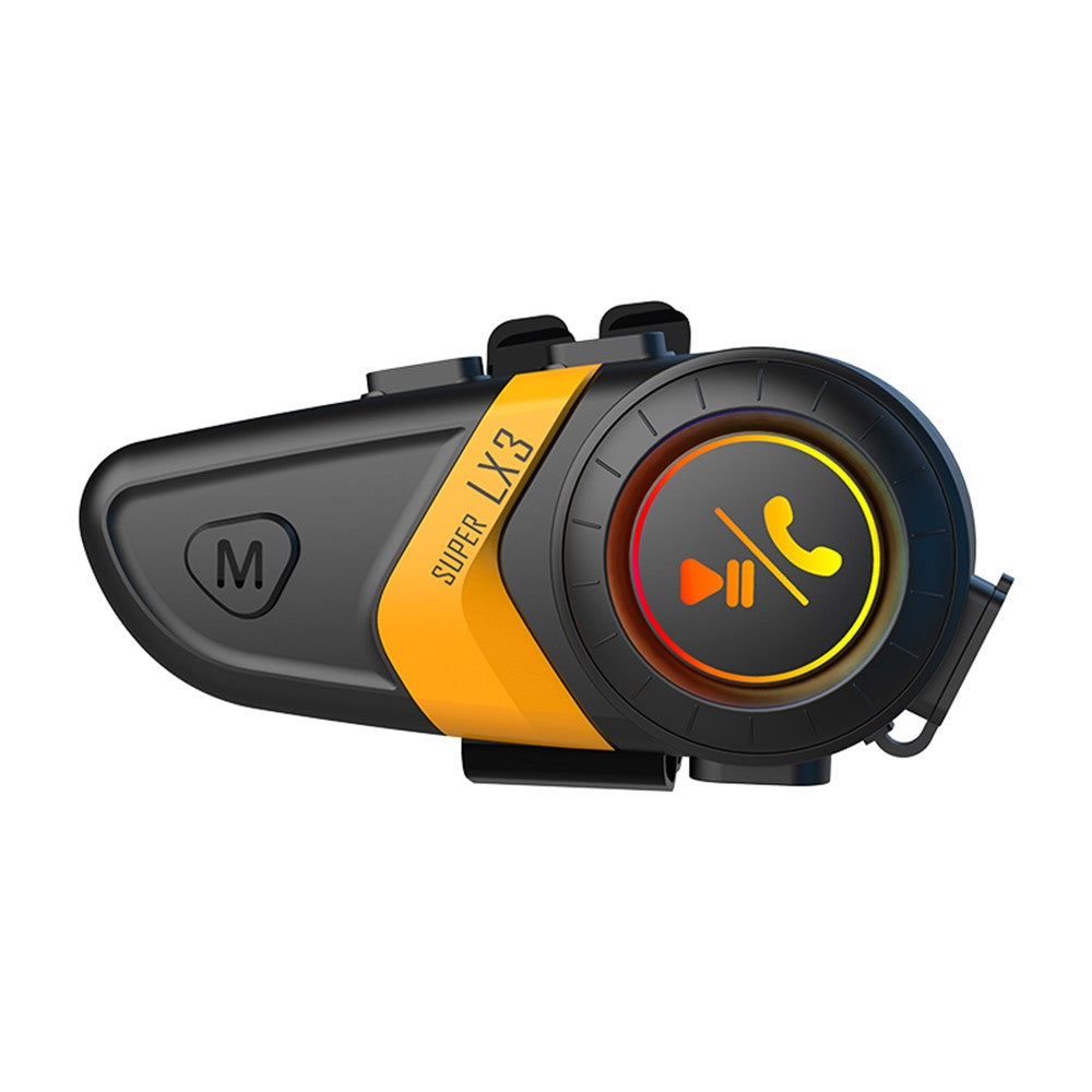 SUPER LX3 Bluetooth 5.0 Headset Motorcycle Motorbike Helmet Intercom Interphone for Riding Skiing Snowmobile Scooter SUPER LX3 Bluetooth 5.0 Headset Motorcycle Motorbike Helmet Intercom Interphone for Riding Skiing Snowmobile Scooter